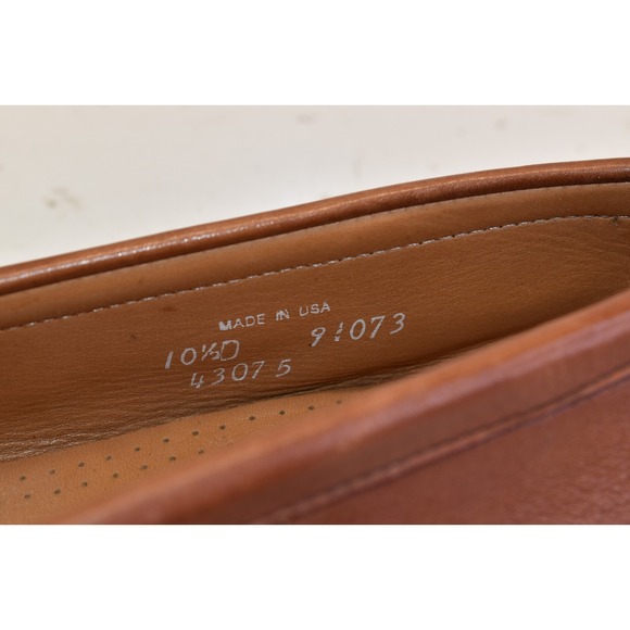Allen Edmonds Mens Castine Leather Loafers Brown Size 10.5 Slip On Driving Shoes - Picture 9 of 10